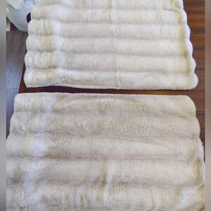 2 Frye Faux Fur Pillow Shams
